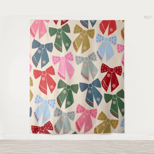 Kerstbogen Coquette Wandkleed (Voorkant)