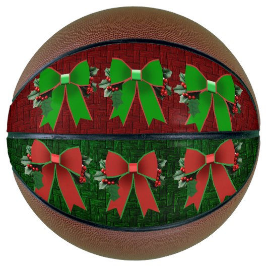 Kerstbogen met Holly Bows basketbal (Voorkant)
