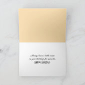 Kerstbok in het winterbos feestdagen kaart (Binnen)