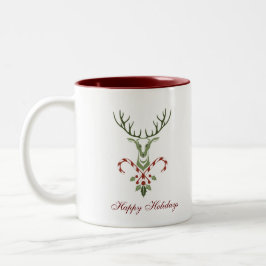 Kerstbok-mok Tweekleurige Koffiemok