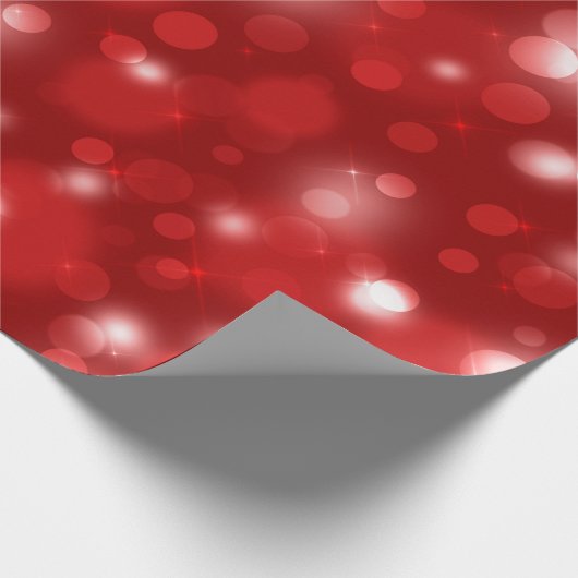 Kerstbokeh Cadeaupapier (Hoek)