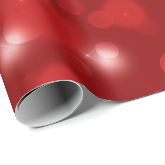 Kerstbokeh Cadeaupapier (Rol Hoek)