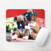 kerstbokspoppenmousepad muismat (Met muis)