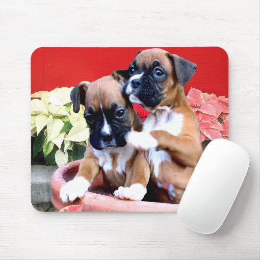 kerstbokspoppenmousepad muismat (Met muis)