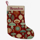  kerstbol kleine kerstsok (Voorkant)