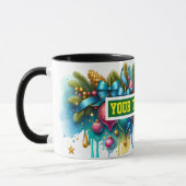Kerstbol Ornamenten Koffiemok Mok (Links)