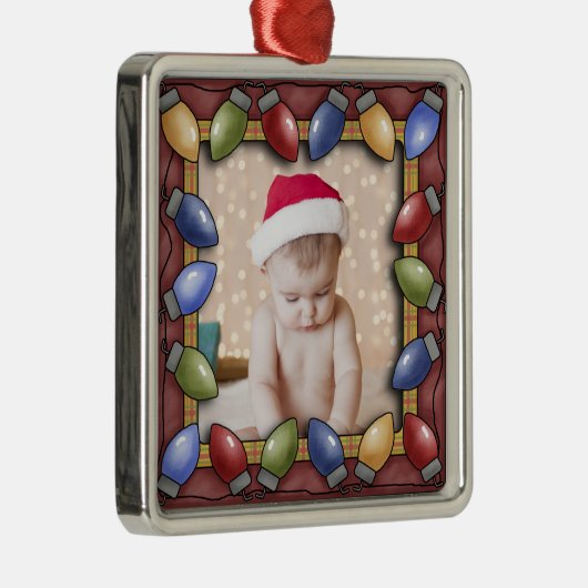 Kerstbollen Foto Lijst Ornament (Rechts)