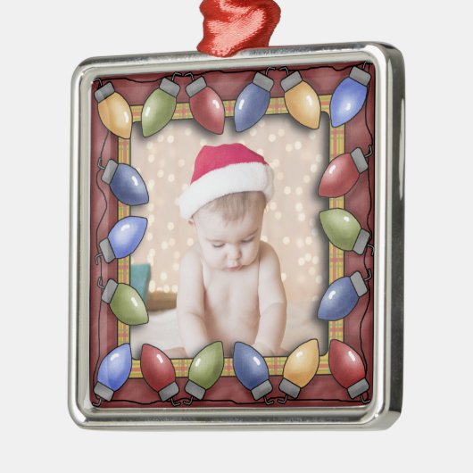 Kerstbollen Foto Lijst Ornament (Links)