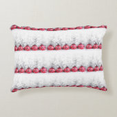 **KERSTBOLLEN** ZILVEREN ACHTERKANT ACCENT KUSSEN (Voorkant)