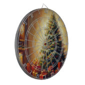 Kerstbomen (1) dartbord (Voorkant Links)