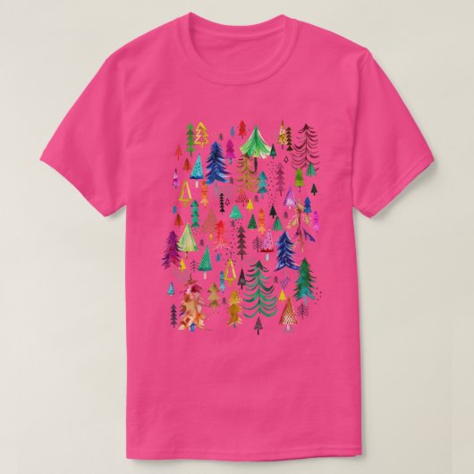 Kerstbomen 1 t-shirt (Design voorkant)