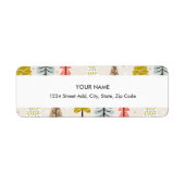 Kerstbomen — Aangepast retouradres Etiket (Voorkant)