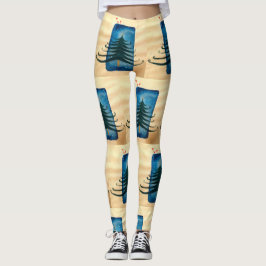 Kerstbomen Aangepaste Leggings
