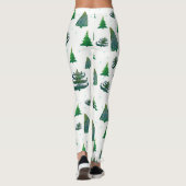 Kerstbomen Aangepaste Leggings (Achterkant)