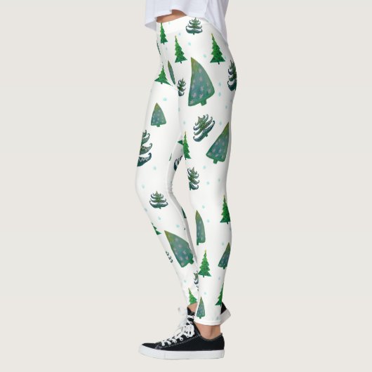 Kerstbomen Aangepaste Leggings (Links)
