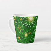 Kerstbomen Achtergrond Design-67181 Latte Mok (Linkerhoek)