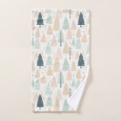kerstbomen bad handdoek (Handdoek)