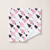 kerstbomen bad handdoek (Wasdoekje)