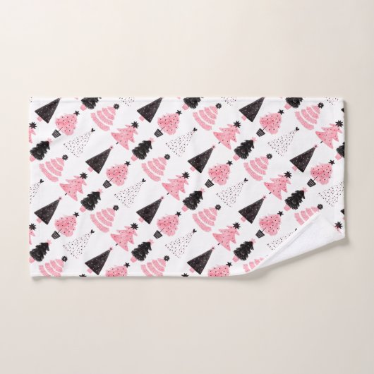 kerstbomen bad handdoek (Handdoek)