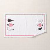 kerstbomen bad handdoek (Handdoek)