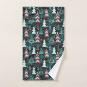 kerstbomen. bad handdoek (Handdoek)