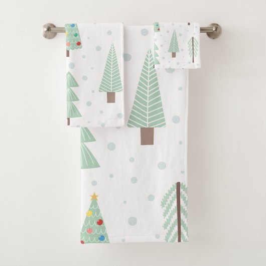 kerstbomen bad handdoek (Insitu)