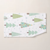 kerstbomen bad handdoek (Handdoek)