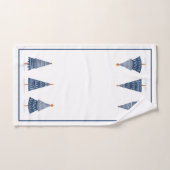 kerstbomen bad handdoek (Handdoek)