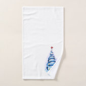 kerstbomen bad handdoek (Handdoek)