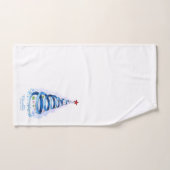 kerstbomen bad handdoek (Handdoek)