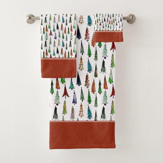 kerstbomen, badhanddoekjes bad handdoek (Insitu)