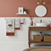 kerstbomen, badhanddoekjes bad handdoek