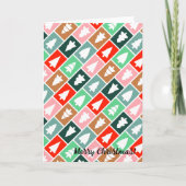 kerstbomen bedankkaart (Voorkant)