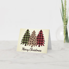 kerstbomen bedankkaart