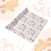 Kerstbomen bos minimalistische Advent Cadeaupapier