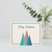 kerstbomen briefkaart (Staand voorkant)