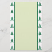 kerstbomen briefpapier (Voorkant)