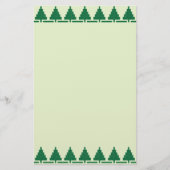 kerstbomen briefpapier (Voorkant)