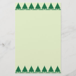 kerstbomen briefpapier