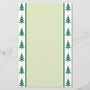 kerstbomen briefpapier