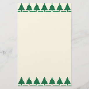 kerstbomen briefpapier