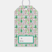 kerstbomen cadeaulabel (Achterkant)