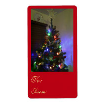 kerstbomen cadeaulabels van RoseWriters