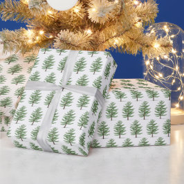 kerstbomen cadeaupapier