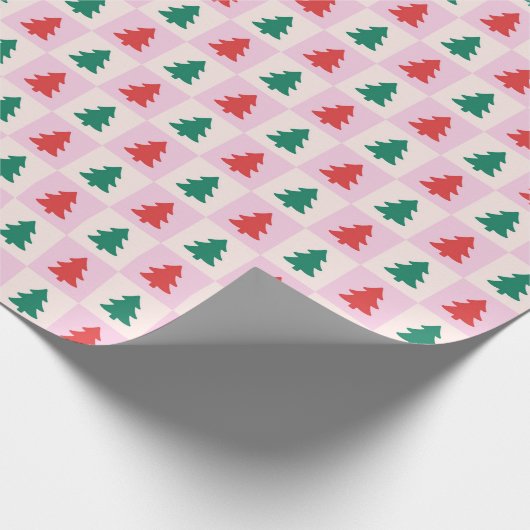 Kerstbomen Cadeaupapier (Hoek)
