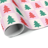 Kerstbomen Cadeaupapier (Rol Hoek)