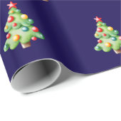 kerstbomen cadeaupapier (Rol Hoek)