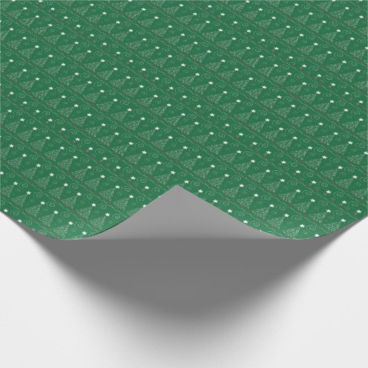 Kerstbomen Cadeaupapier (Hoek)