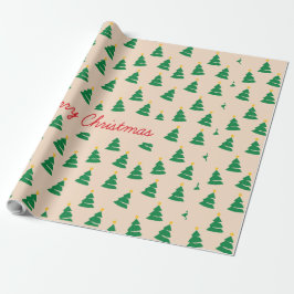 kerstbomen cadeaupapier