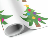 Kerstbomen Cadeaupapier (Rol Hoek)